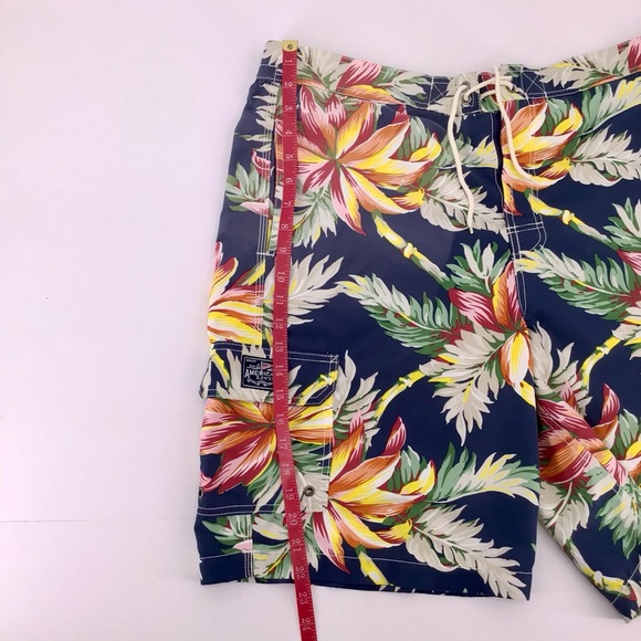 American Living Mens Board Short Swim trunk Hawaiian tropical floral sz XL - Picture 7 of 13